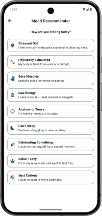 Men's Bodyland App Only Feature